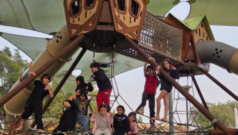 A new playground brings life back to Kibbutz Nir Yitzhak